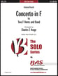 Concerto in F for Two Horns and Band Concert Band sheet music cover